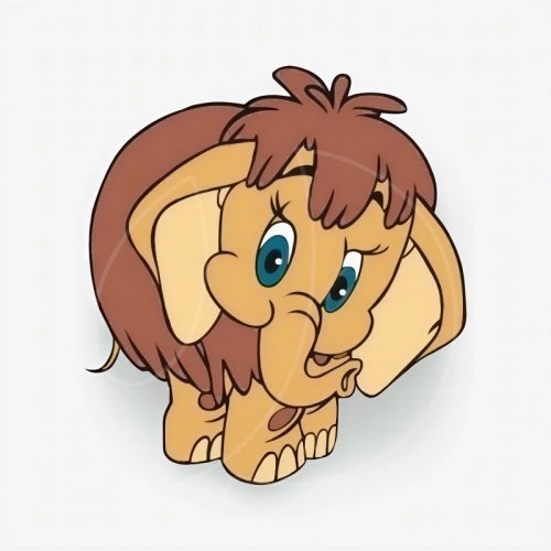 Пряник имбирный "Мамонтенок" 