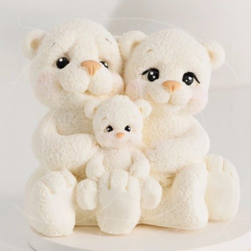 Фигурка из шоколадной глазури "Семья медвежат" SM2905