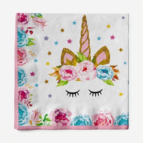 Салфетки бумажные "Единорожка" 33х33 см 12 шт 703024