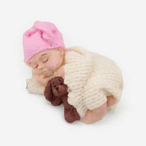 Фигурка из шоколадной глазури "Младенец девочка" SM3102	