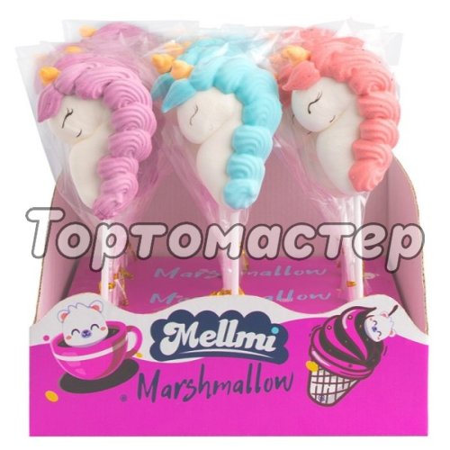 Украшение кондитерское маршмеллоу "Единорог" 18 г 1 шт Д3780019/