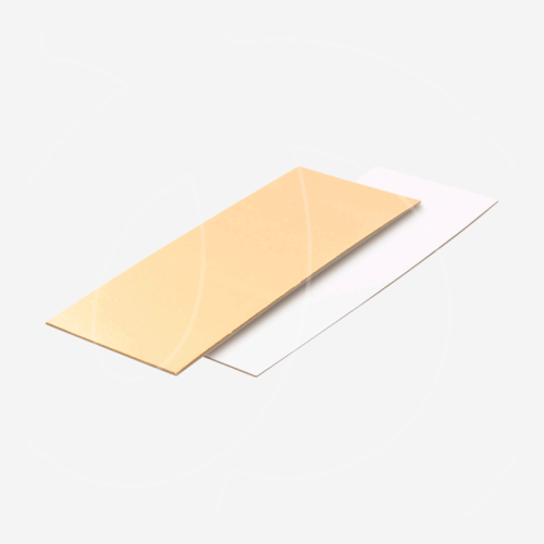 Подложка под десерт Золото/Белая 1,5 мм 7,5х13,5 см 