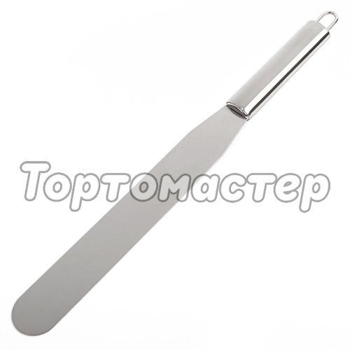 Лопатка (спатула) прямая с металлической ручкой 24,5 см 2834532