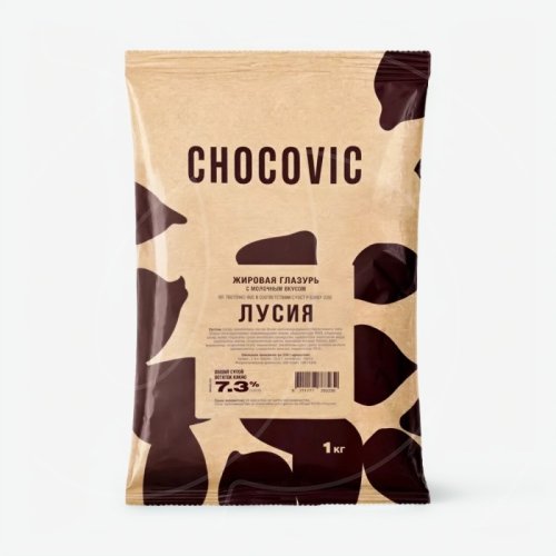Шоколадная глазурь молочная CHOCOVIC "Лусия" 1 кг 