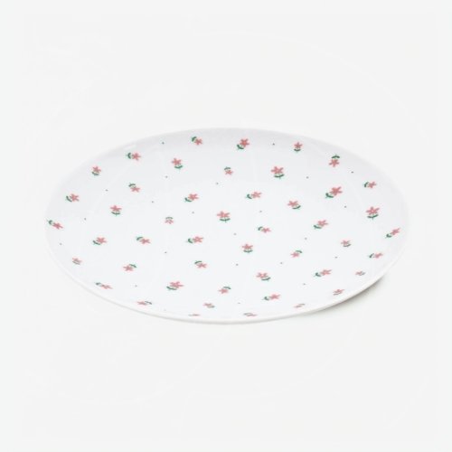 Тарелка фарфоровая "Цветочки" 20 см 10863449