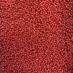Посыпка из дутого риса Жемчуг Красный 2-5 мм 50 г 163