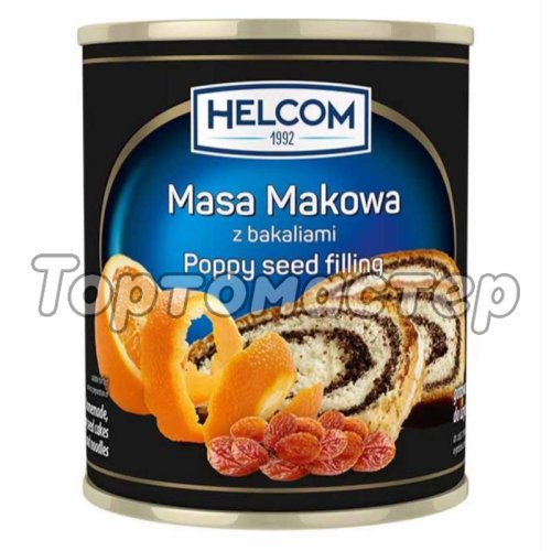 Маковая начинка с сухофруктами Helcom 850 г 