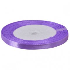Лента для декора и упаковки Атласная Фиолетовая №21 6 мм 
