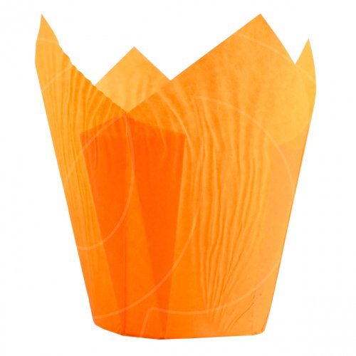 Капсула тюльпан Оранжевая D50 H80 мм 100 шт TULIP O 50*80 E   716050PA_R, б-103