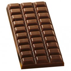 Форма пластиковая для шоколада Плитка "30 плиточек" 4309151, 2700770025439