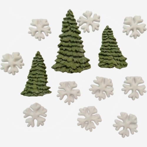 Фигурка из мастики "Ёлочки" 