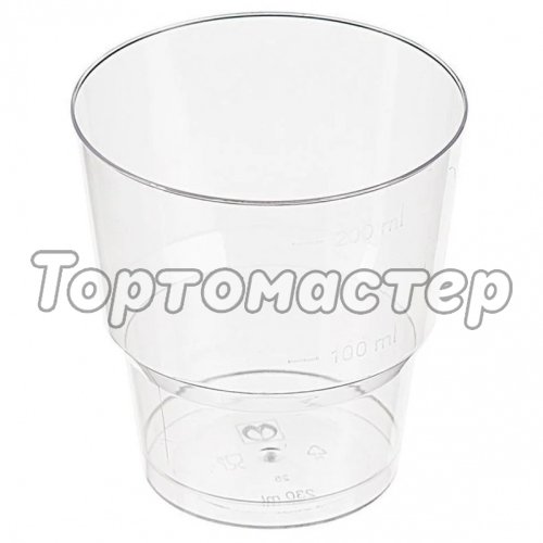 Креманка пластиковая Круг D75 H80 мм 3490785, Crystal C 200, 1002 