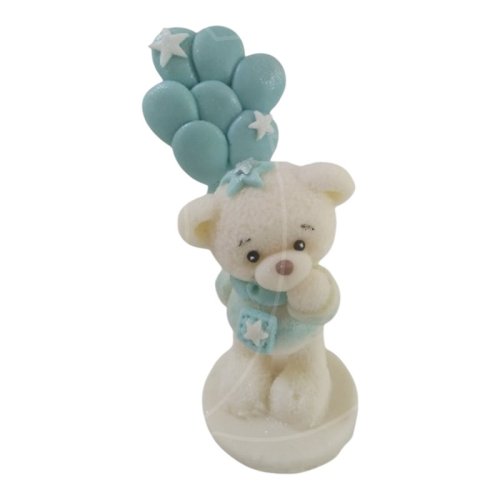 Фигурка из шоколадной глазури "Мишка и шарики" 