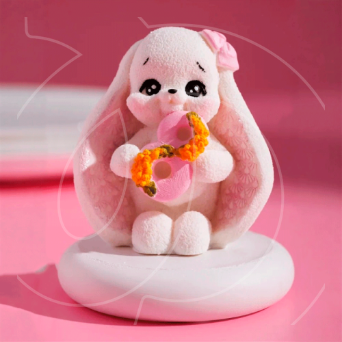 Фигурка из шоколадной глазури "Зайка с 8 Марта!" SM1201