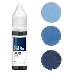 Краситель пищевой гелевый водорастворимый Art Color "Pro 302 Синий бархат" 15 мл 302