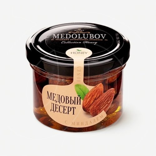 Медовый десерт миндальный Медолюбов 125 мл 