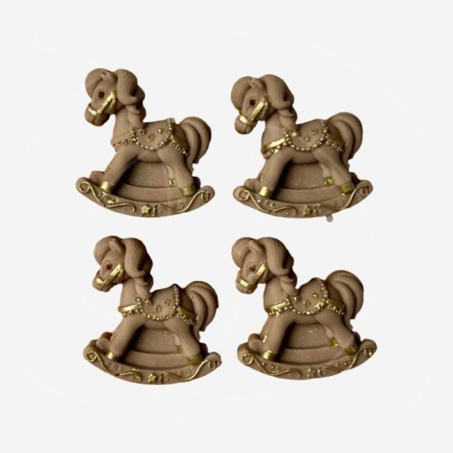 Фигурка из шоколадной глазури "Лошадка-качалка мини" 