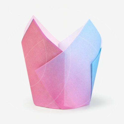 Капсула бумажная тюльпан "Градиент" D50 H80 1 шт 7450256