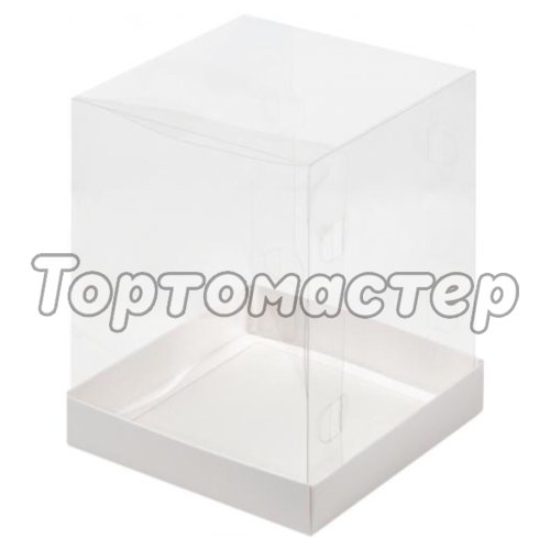 Коробка под шоколадную фигурку Белая 10х10х14 см КУ-644