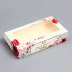 Коробка для сладостей с окном "Сюрприз" 20х12х4 см 9953775, 99 ₽ Коробка для сладостей с окном "Сюрприз" 20х12х4 см 9953775